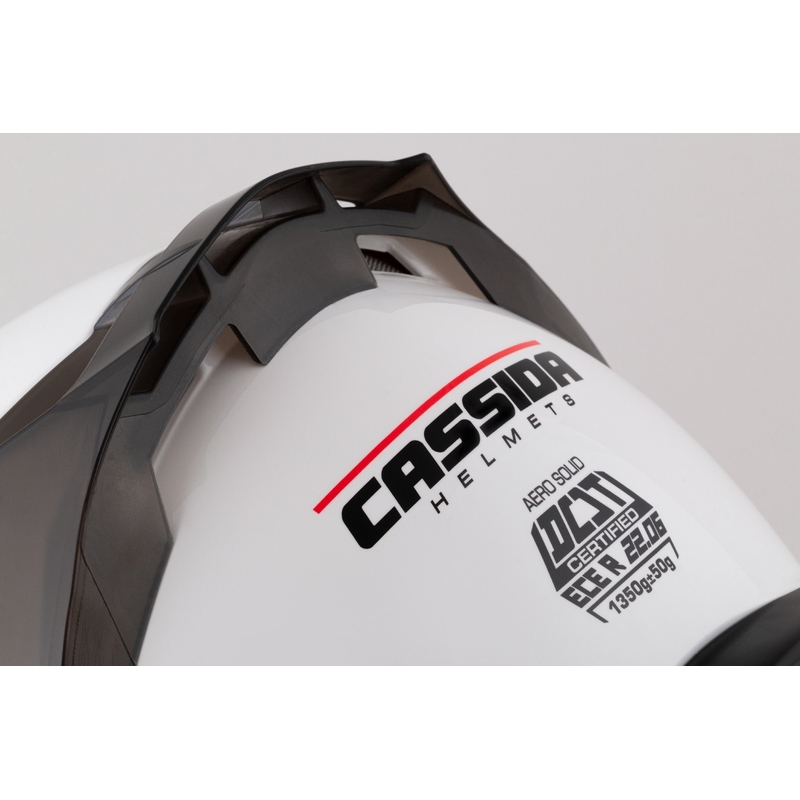 Cassida Aero integralna moto kaciga mat bijelo-crna