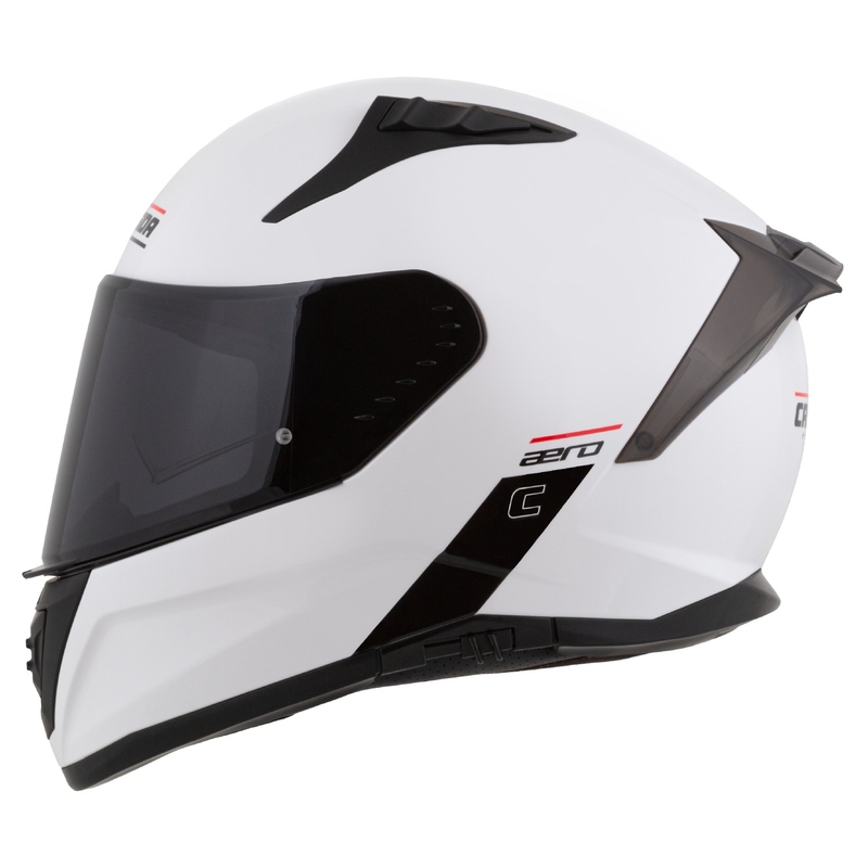 Cassida Aero integralna moto kaciga mat bijelo-crna