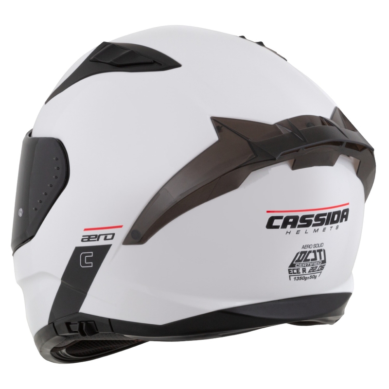 Cassida Aero integralna moto kaciga mat bijelo-crna