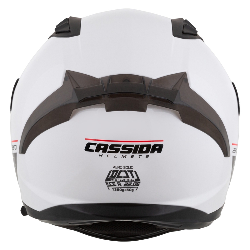 Cassida Aero integralna moto kaciga mat bijelo-crna