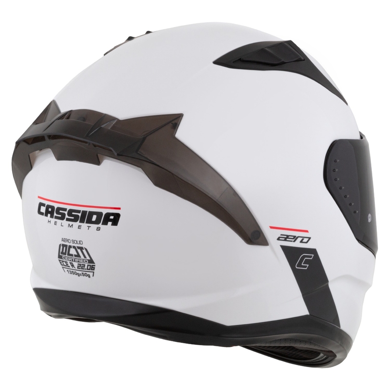 Cassida Aero integralna moto kaciga mat bijelo-crna