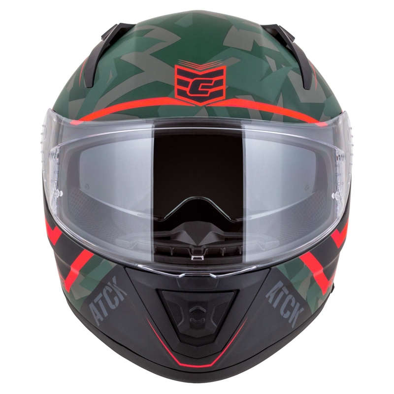 Integralna motociklistička kaciga Cassida Aero ATCK camo zelena-crna-siva-narančasta