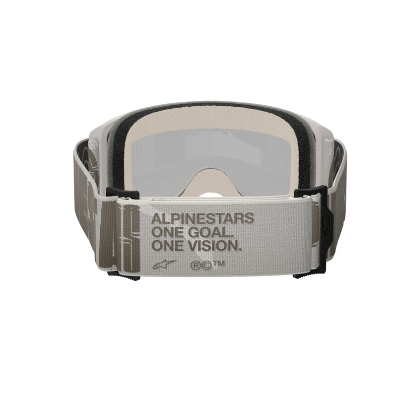 Motocross naočale Alpinestars Vision 5 Hollow sand sa zrcalnim zlatnim pleksiglasom