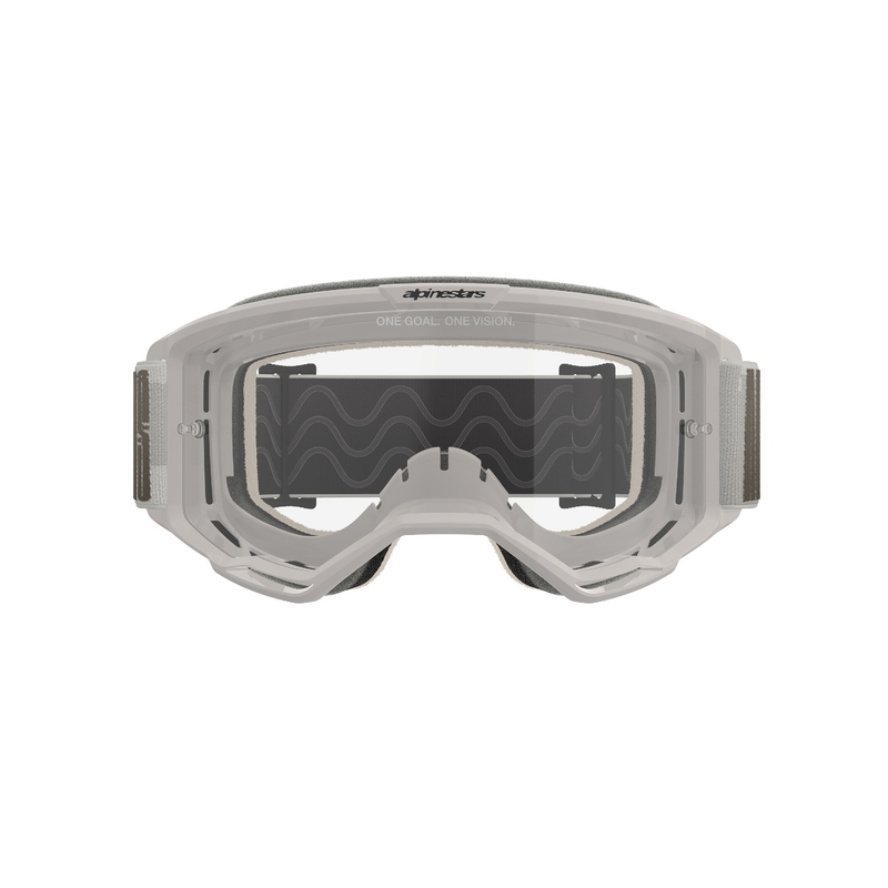 Motocross naočale Alpinestars Vision 5 Hollow sand s prozirnim pleksiglasom