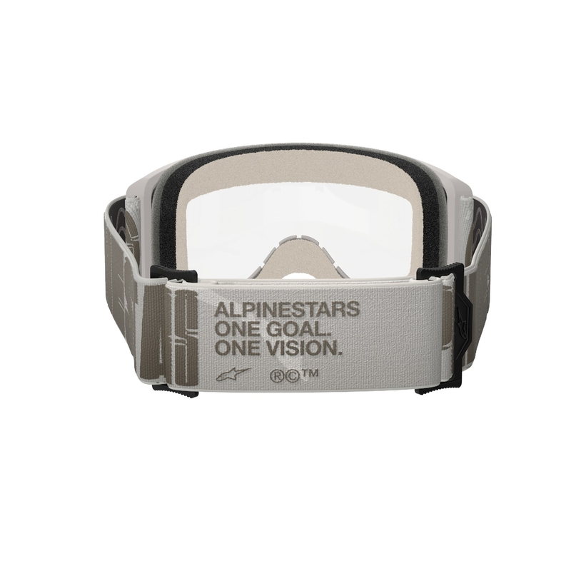 Motocross naočale Alpinestars Vision 5 Hollow sand s prozirnim pleksiglasom