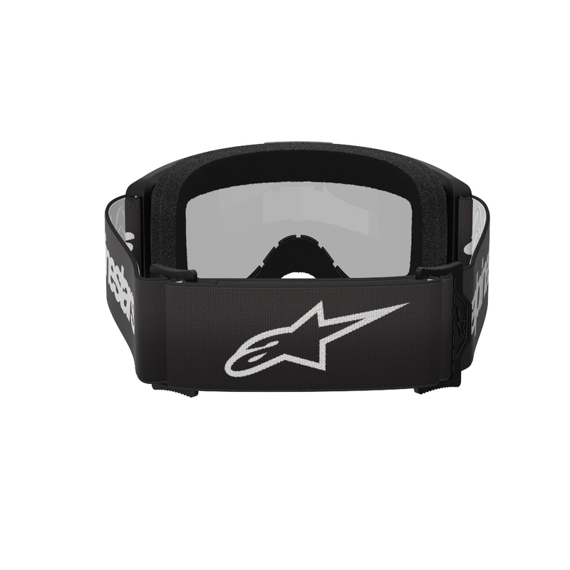 Alpinestars Vision 3 Wordmark motocross naočale crne sa zrcalnim srebrnim pleksiglasom