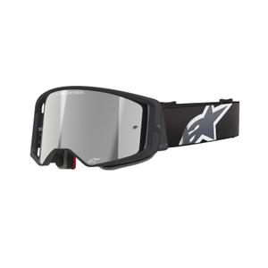 Alpinestars Supertech Corp Motocross naočale crno-sive sa srebrnom lećom