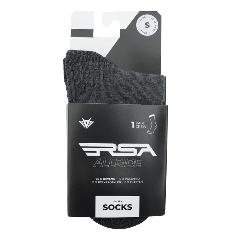 RSA Allride Low Light Grey čarape