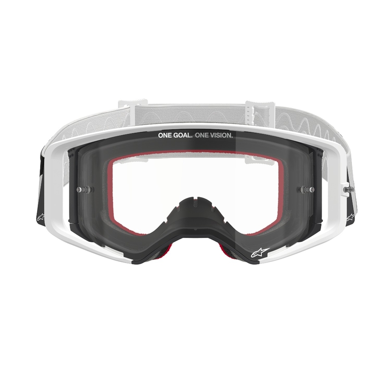 Alpinestars Supertech Corp motocross naočale bijele boje s prozirnim staklima rasprodaja