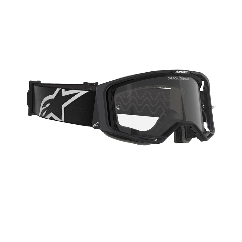 Alpinestars Vision 8 Corp motocross naočale crne s prozirnim staklima