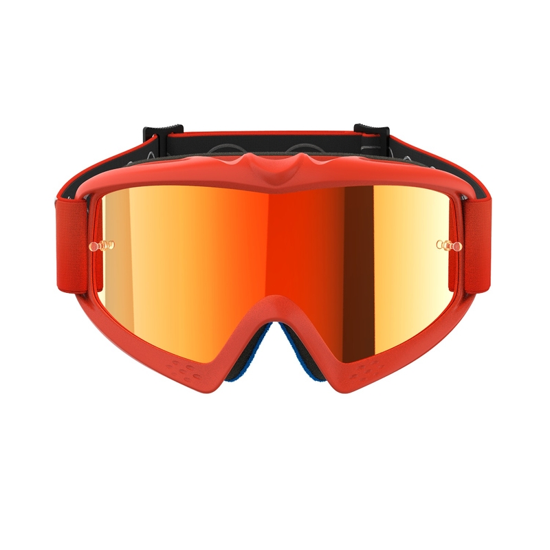 Alpinestars Vision Youth Corp dječje naočale za motocross narančaste sa zrcalnom crvenom lećom