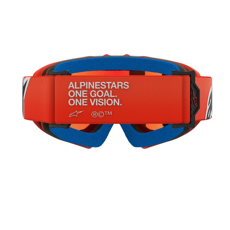 Alpinestars Vision Youth Corp dječje naočale za motocross narančaste sa zrcalnom crvenom lećom
