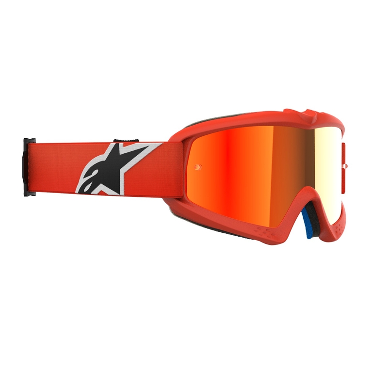 Alpinestars Vision Youth Corp dječje naočale za motocross narančaste sa zrcalnom crvenom lećom
