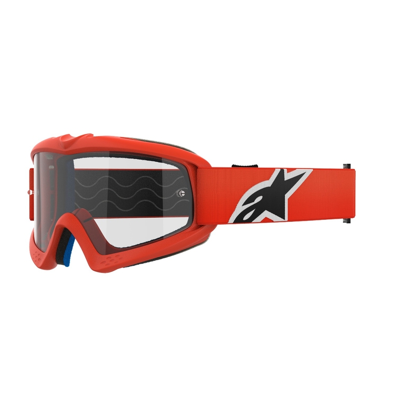 Alpinestars Vision Youth Corp dječje motocross naočale narančaste s prozirnim staklima