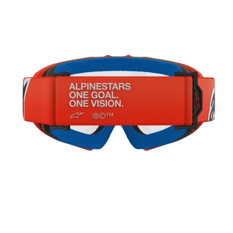 Alpinestars Vision Youth Corp dječje motocross naočale narančaste s prozirnim staklima