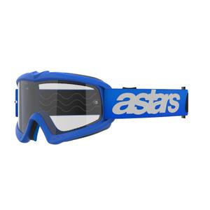 Alpinestars Vision Youth Blaze plave motocross naočale s prozirnim staklima