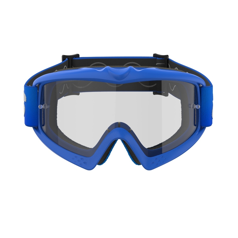 Alpinestars Vision Youth Blaze plave motocross naočale s prozirnim staklima