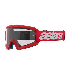 Alpinestars Vision Youth Blaze crvene motocross naočale s prozirnim staklima
