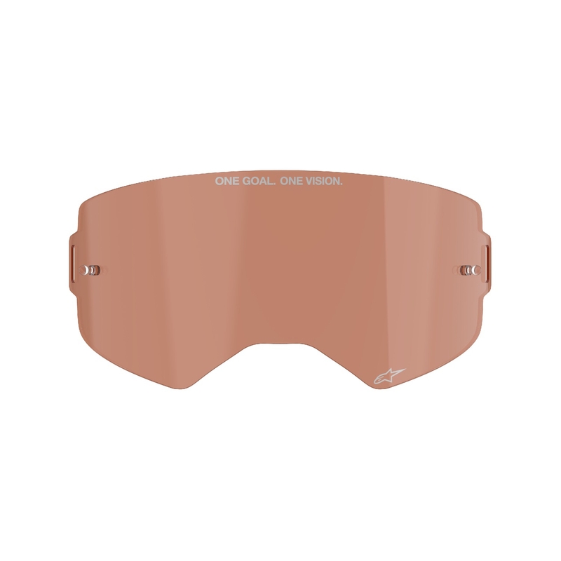 Pleksiglas za Alpinestars Supertech naočale narančasto-smeđe-afterburn