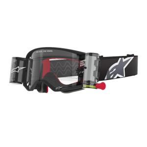 Alpinestars Supertech Corp ROLL-OFF Wide Vision motocross naočale crno-sive s prozirnim staklima