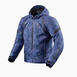 Motociklistička jakna Revit Flare 3 H2O camo plava