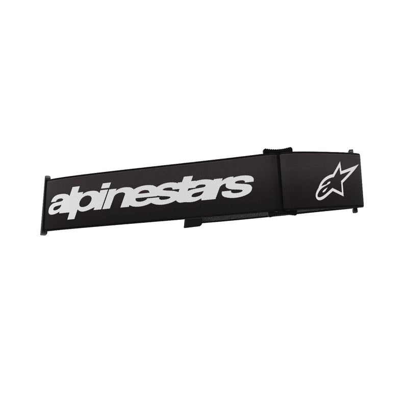 Remen za naočale Alpinestars Supertech/Vision 8 crno-bijeli