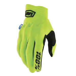 Motocross rukavice 100% Cognito Smart Shock fluo žute