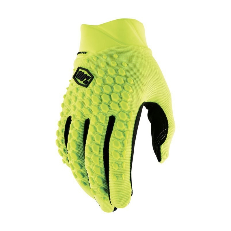 Motocross rukavice 100% Geomatic fluo žute
