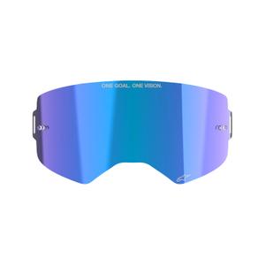 Pleksiglas za Alpinestars Supertech Absolute Vision™ naočale zrcalno plave boje