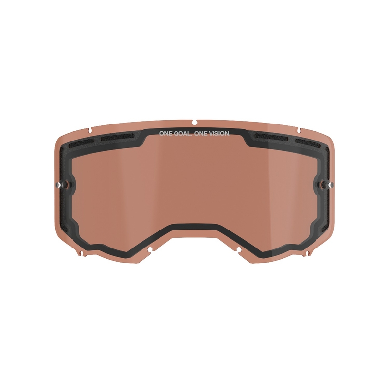 Pleksiglas za Alpinestars Vision 8/5/3 dvostruke antifog narančasto-smeđe afterburn naočale