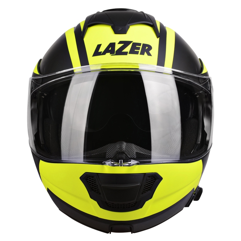 Motoristička kaciga na preklop Lazer Lugano Z-Generation crno-fluo žuta