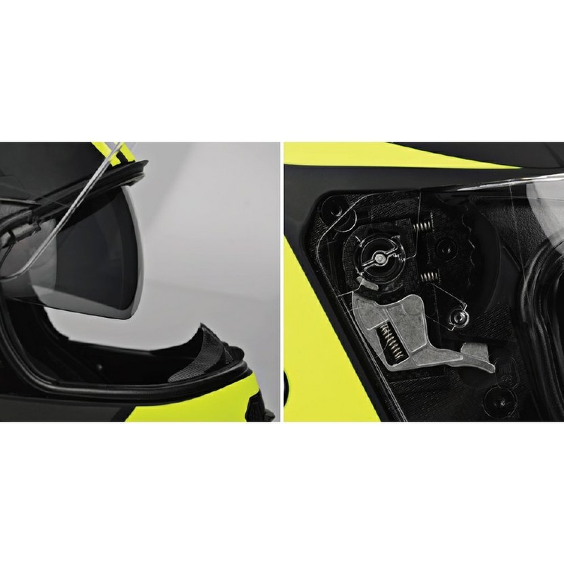 Motoristička kaciga na preklop Lazer Lugano Z-Generation crno-fluo žuta