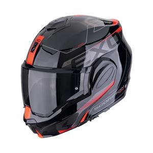 Motoristička kaciga na preklop Scorpion EXO-TECH EVO TRAVELER crno-crvena