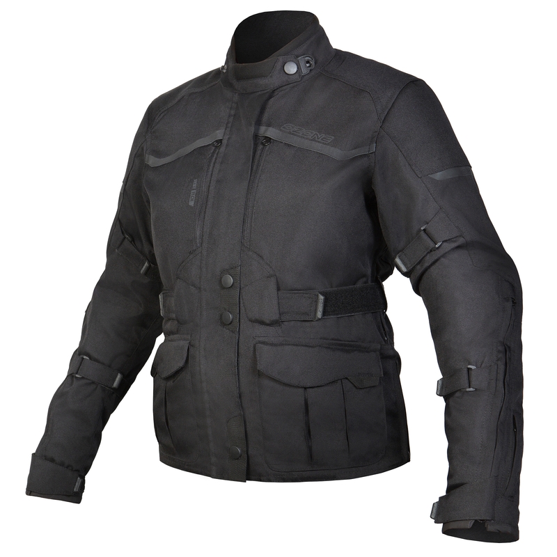 Ženske motociklističke jakne Ozone Explorer II crne boje rasprodaja