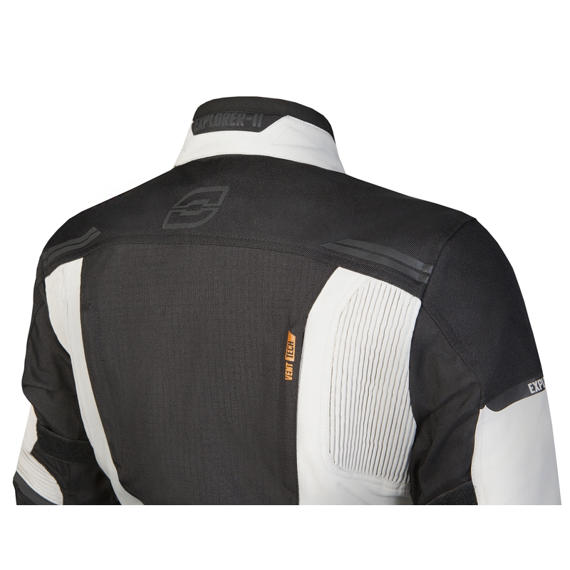 Ženske motociklističke jakne Ozone Explorer II sivo-crna rasprodaja