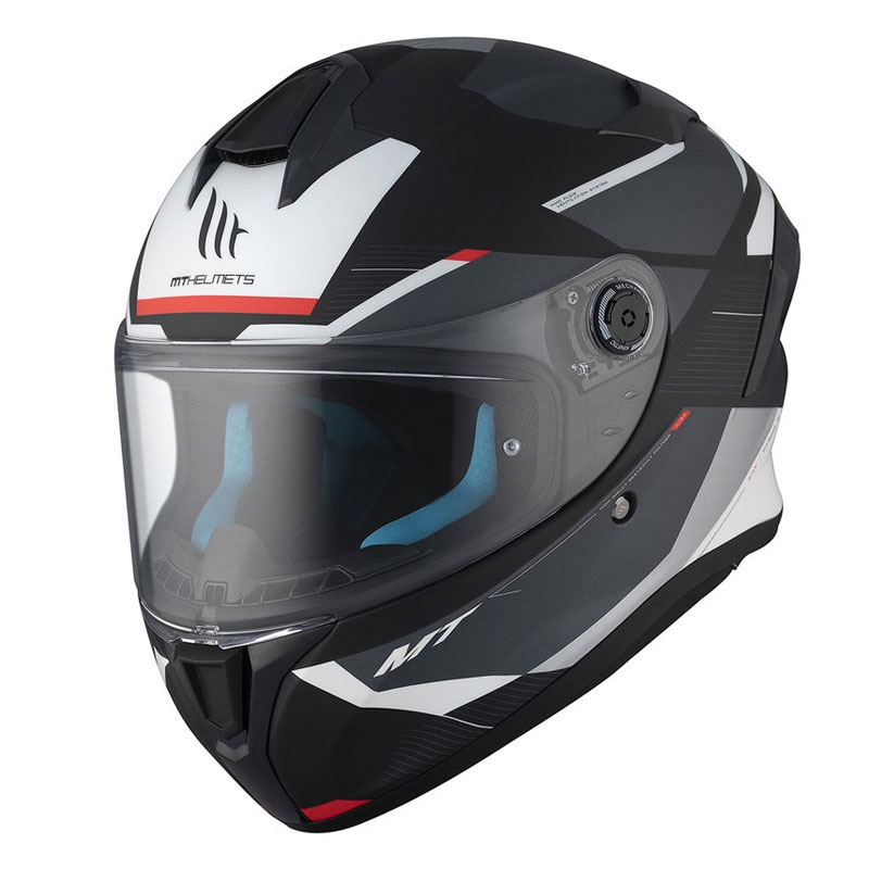 Integralna motociklistička kaciga MT TARGO S KAY B2 mat crno-sivo-bijela - II. kvaliteta