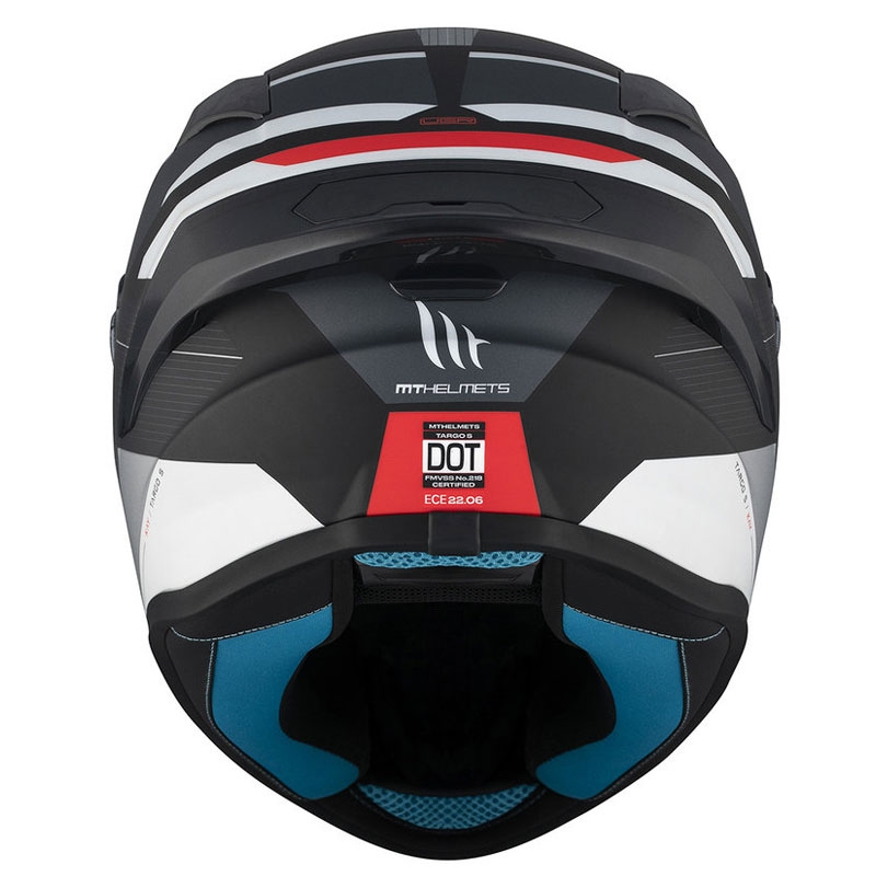 Integralna motociklistička kaciga MT TARGO S KAY B2 mat crno-sivo-bijela - II. kvaliteta