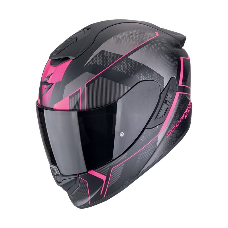 Integralna motociklistička kaciga Scorpion EXO-1400 EVO II AIR INTENSIO mat crno-roza rasprodaja