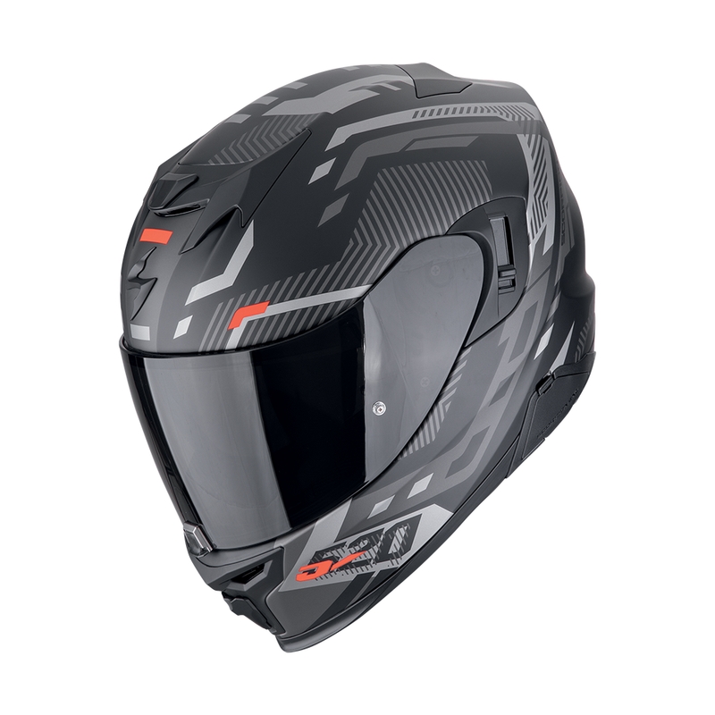 Integralna motociklistička kaciga Scorpion EXO-520 EVO AIR RANKA mat crna-srebrna-crvena rasprodaja