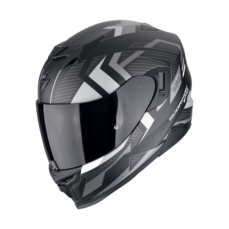 Integralna motociklistička kaciga Scorpion EXO-520 EVO AIR SENSUS mat crno-srebrna rasprodaja