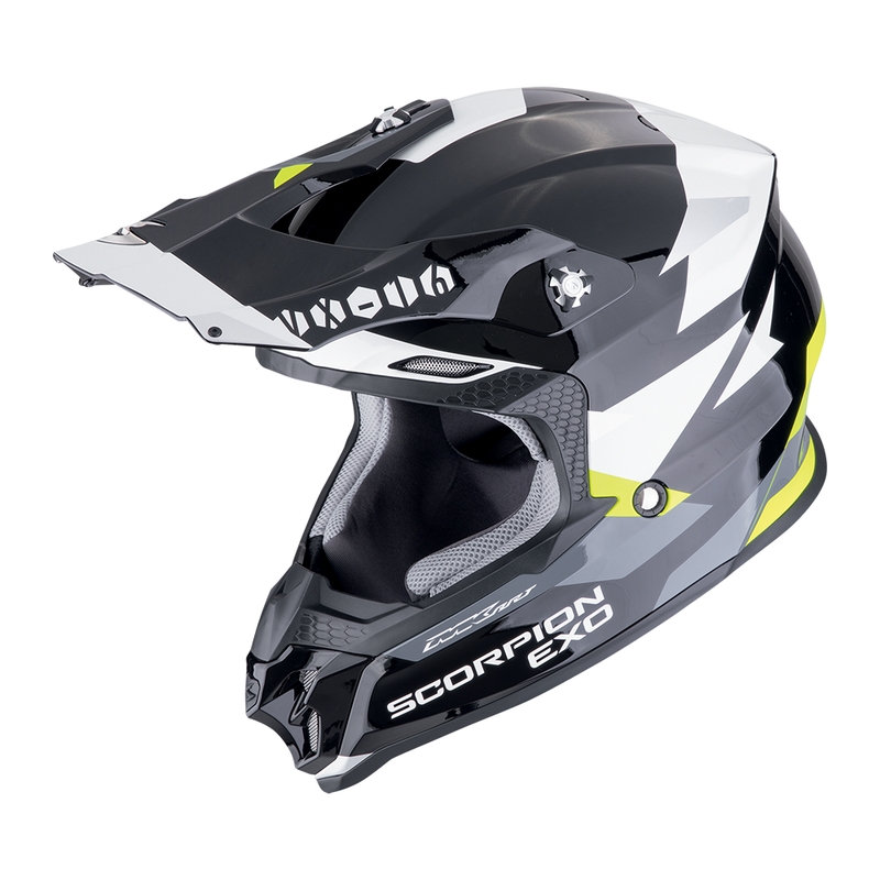 Scorpion VX-16 EVO AIR ROD motocross kaciga crno-fluo žuta