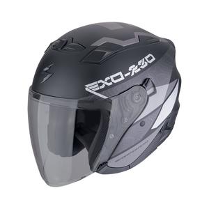 Otvorena motociklistička kaciga SCORPION EXO-230 BAND mat crno-srebrna