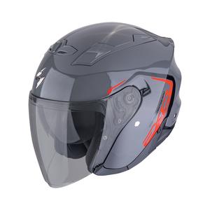 Otvorena motociklistička kaciga SCORPION EXO-230 CIT-E sivo-crvena