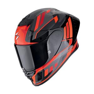 Integralna motociklistička kaciga Scorpion EXO-R1 EVO II AIR VITAL crna-srebrna-crvena