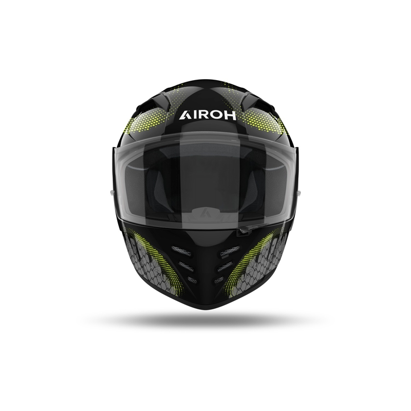Integralna motoristička kaciga Airoh CONNOR Gamer crna-siva-fluo žuta