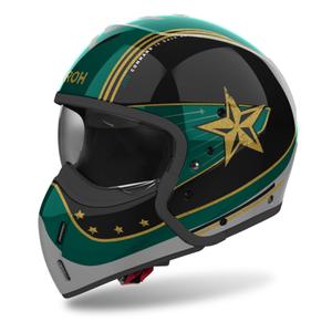 Modularna motociklistička kaciga Airoh J110 Command sjajno zelena