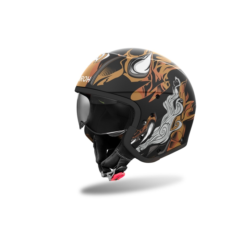 Modularna motociklistička kaciga Airoh J110 Oni Matte Black