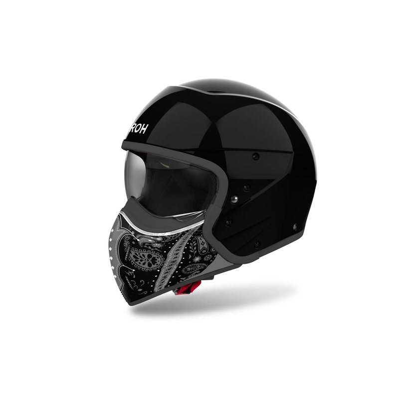 Modularna motociklistička kaciga Airoh J110 Paesly glossy black