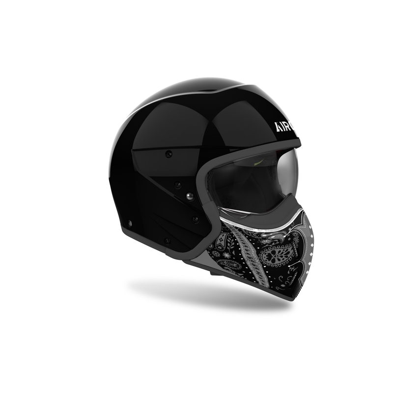 Modularna motociklistička kaciga Airoh J110 Paesly glossy black