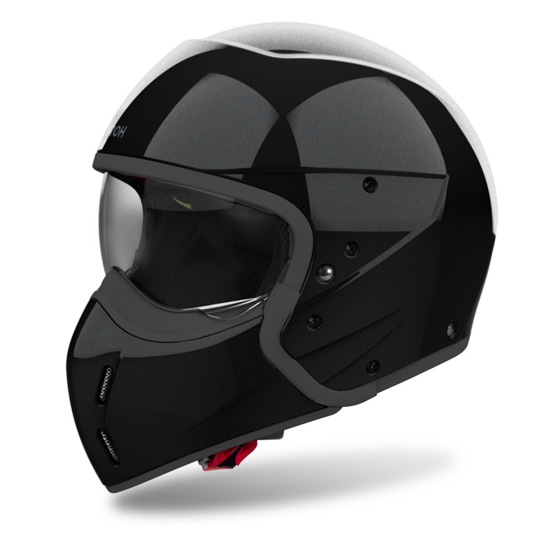 Modularna motociklistička kaciga Airoh J110 Boja sjajna crna